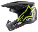 Alpinestars SM5 Action Helmet - Black/Cyan/Yellow - XL