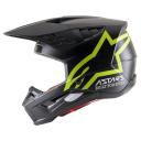Alpinestars SM5 Beam Helmet - Black/Anthracite/Yellow - Small