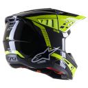 Alpinestars SM5 Beam Helmet - Black/Gray/Red - Large