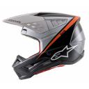 Alpinestars SM5 Helmet - Bond - Black/Red/Cyan