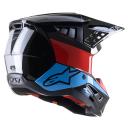 Alpinestars SM5 Helmet Bond Black/Red/Cyan XL