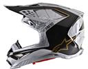 Alpinestars Supertech M10 Alloy Helmet - silver/black/gold - 2XL
