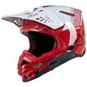 Alpinestars Supertech M10 Carbon Meta 2 Helmet - White/Red/Blue - XL