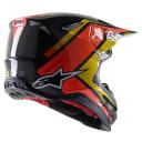 Alpinestars Supertech M10 Carbon Meta 2 Helmet - White/Red/Blue - XL