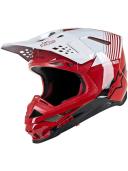 Alpinestars Supertech M10 Dyno Red/White Glossy Helmet