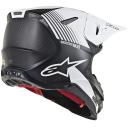 Alpinestars Supertech M10 Dyno Red/White Glossy Helmet