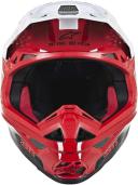Alpinestars Supertech M10 Dyno Red/White Glossy Helmet