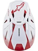 Alpinestars Supertech M10 Dyno Red/White Glossy Helmet