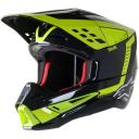 Alpinestars Supertech M5 Beam MX Offroad Helmet Black/Yellow XL, Size: XL (XL)