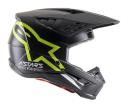 Alpinestars Supertech M5 Compass Helmet - Black/Orange - M