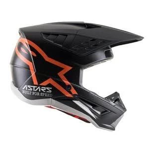Alpinestars Supertech M5 Compass Helmet - Black/Orange - M