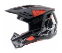 Alpinestars Supertech M5 Rover Helmet - Anthracite/Red/Grey Camo - XL