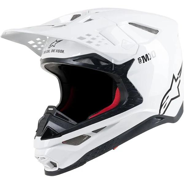 Alpinestars Supertech S-M10 Solid Helmet ECE White