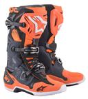 Alpinestars Tech 10 Boots Gray/Orange/Black/White 11
