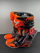 Alpinestars Tech 10 Boots Gray/Orange/Black/White 11
