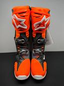 Alpinestars Tech 10 Boots Gray/Orange/Black/White 9