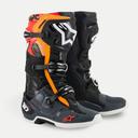 Alpinestars Tech 10 MX Boots Black-Grey-Orange-Fluo Red