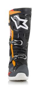 Alpinestars Tech 10 MX Boots Black-Grey-Orange-Fluo Red
