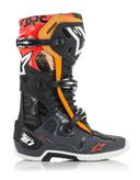 Alpinestars Tech 10 MX Boots Black-Grey-Orange-Fluo Red