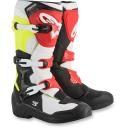 Alpinestars Tech 3 Boots - Black/White/Red/Fluo Yellow - 13