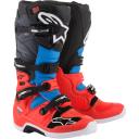 Alpinestars Tech 7 Black Orange White Blue Motorcycle Boots