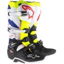 Alpinestars Tech 7 Boots Black Orange White Blue 16