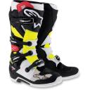 Alpinestars Tech 7 Boots Black Orange White Blue 6