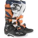 Alpinestars Tech 7 MX Boots Black-Orange-White-Blue 38