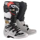 Alpinestars Tech 7 MX Boots Black-Silver-White-Gold