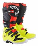 Alpinestars Tech 7 MX Boots Black-Silver-White-Gold