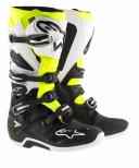 Alpinestars Tech 7 MX Boots Black-Silver-White-Gold