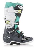 Alpinestars Tech 7 MX Boots Grey-Teal-White