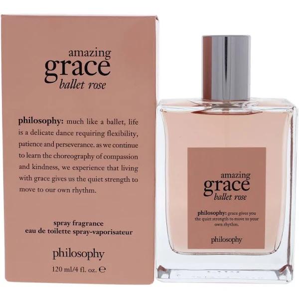 Amazing Grace Ballet Rose by Philosophy for Women - 4 oz EDT Spray