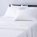 Amazon Basics Cotton Jersey Bed Sheet Set - King, Sky Blue