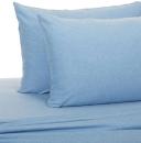 Amazon Basics Cotton Jersey Bed Sheet Set - King, Sky Blue