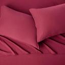 Amazon Basics Cotton Jersey Bed Sheet Set - Queen, Light Gray