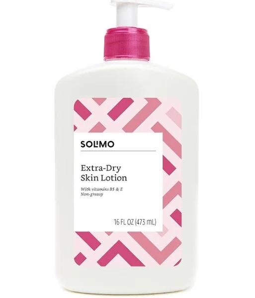 Amazon Brand - Solimo Extra-Dry Skin Lotion with Vitamins B5 and E, 1