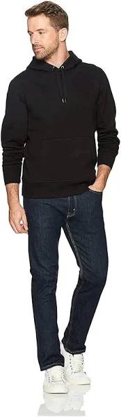 Amazon Essentials Men's Hooded Fleece Chest Stripe Sweatshirt