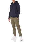 Amazon Essentials Men's Hooded Fleece Chest Stripe Sweatshirt