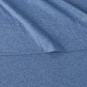 AmazonBasics Heather Jersey Sheet Set - King, Chambray | Bedding
