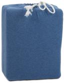 AmazonBasics Heather Jersey Sheet Set - King, Chambray | Bedding