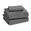 AmazonBasics Heather Jersey Sheet Set - Twin, Dark Grey
