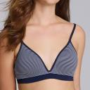 Ambra Seamless Singles Wirefree Bra 8B / White