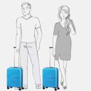 American Tourister - Bagaglio A Mano Airconic 55 cm - 88G001 - Blue