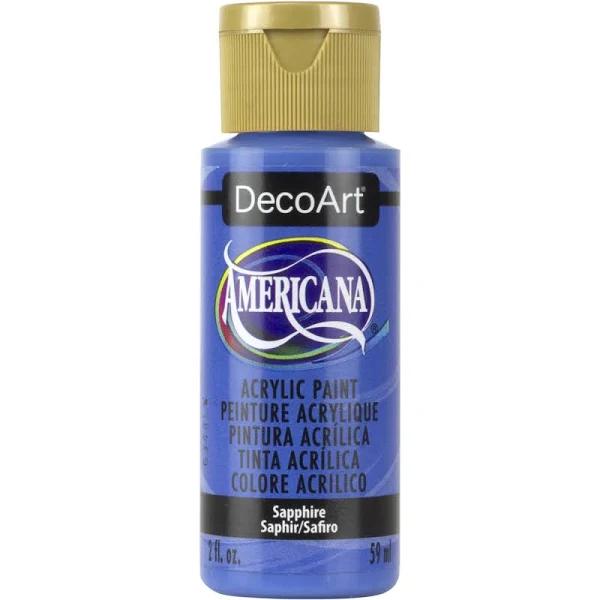 Americana Acrylic Paint 2oz Sapphire - Opaque