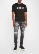 AMIRI Grey Bandana Thrasher Jeans