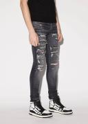 AMIRI Grey Bandana Thrasher Jeans