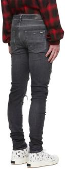 AMIRI Grey Bandana Thrasher Jeans