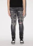 AMIRI Grey Bandana Thrasher Jeans