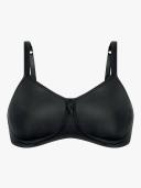 Amoena Lara Black Soft Cup Bra - Black
